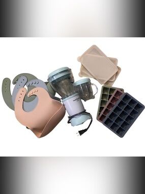 Nutribullet Baby Bullet Blender with Silicone Bibs & Food Storage